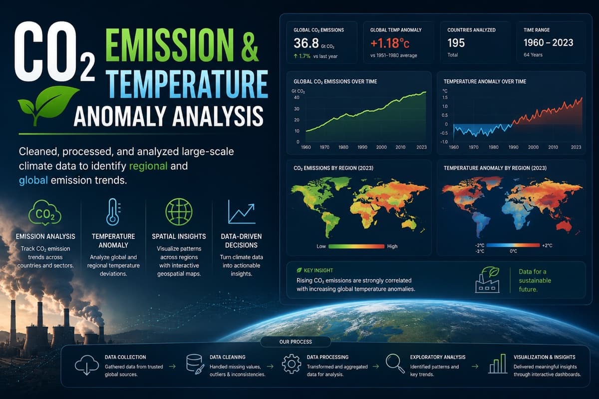 CO2 Emission & Temperature Anomaly Analysis
