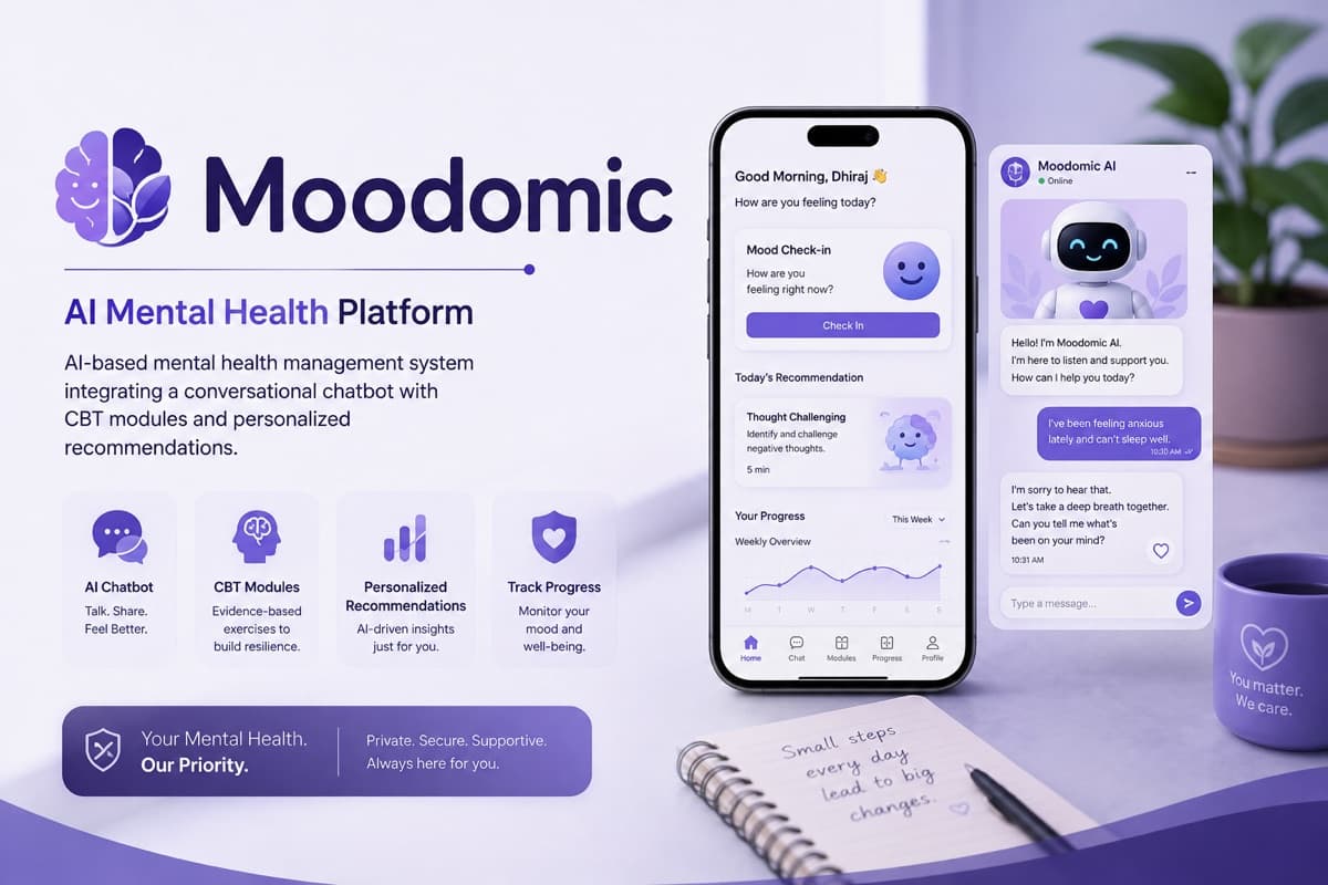 Moodomic — AI Mental Health Platform